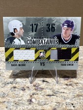 2011-12 ITG Enforcers - Combatants Basil McRae / Todd Ewen PATCH /120! #C-32