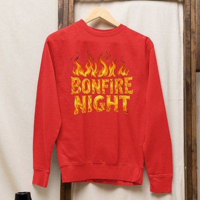Bonfire Nacht Sweatshirt Feuer Flammen Camping Festival Outdoor Partys Geschenk