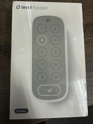 Level Keypad Compatible with Any Level Lock or Bolt for Keyless Entry, White