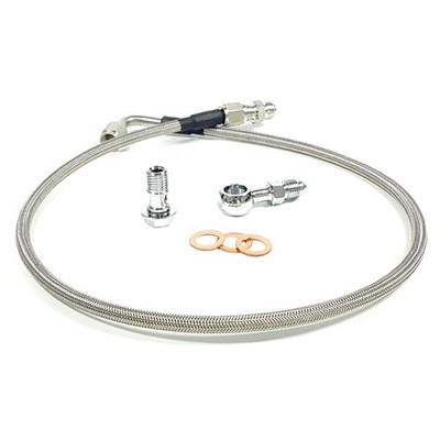 Oil Feed Line 4 AN 1/4''+Fittings for Mazda Mazdaspeed MS3 MS6 CX-7 Axela 2.3T