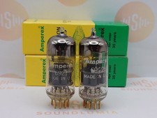 Amperex E88CC 6922 PQ USA D-getter Matched Pair - USA 1959/60 - Strong