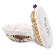 Banneton Bread Proofing Basket Set of 2, 9 10 11 inches Round  9"Round 10"Oval