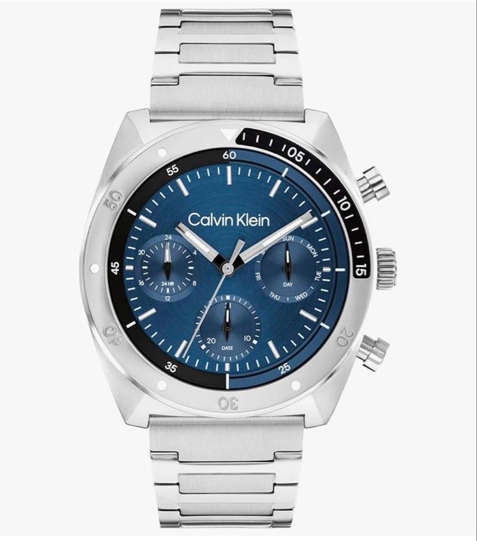 Calvin Klein Flex Men's Watch Blue Dial Stainless Steel Unused image 2