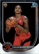 2025-26 Bowman Basketball Chrome Collin Murray-Boyles RC Toronto Raptors #BCV-9