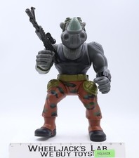 13" Giant Rocksteady 100% Complete Teenage Mutant Ninja Turtles 1990 Playmates
