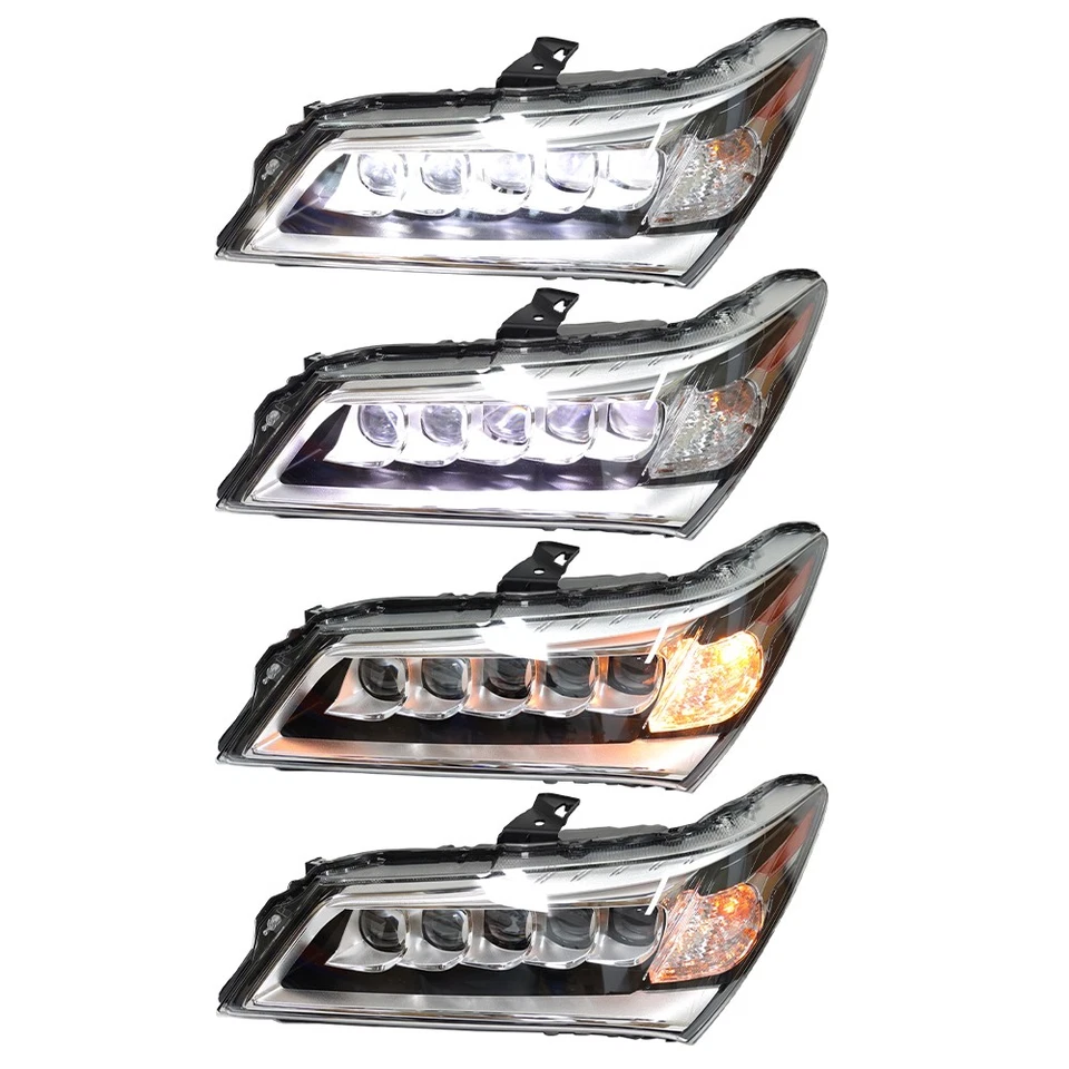 全 LED 车头灯前照灯驱动器左适用于讴歌 MDX 2014 2015 2016 转向信号 — 第 3/4 张图片