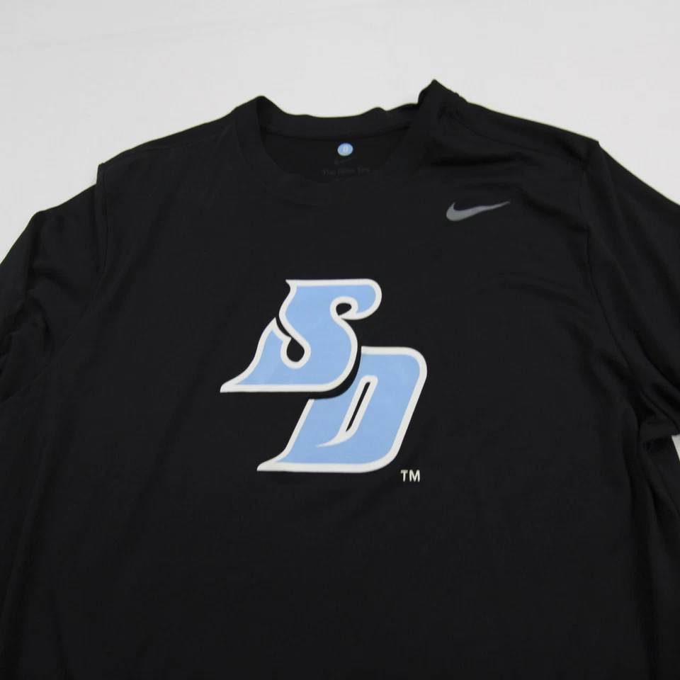 Рубашка мужская San Diego Toreros Nike Dri-Fit с длинным рукавом черная б/у - Изображение 3 из 4