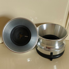 2X 10.5 1/4 Inch Silver Nab Hub Adapters For Revox Reel To Reel Tape Recorder