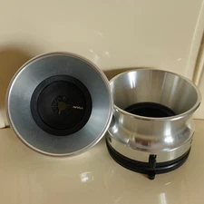 2X 10.5 1/4 Inch Silver Nab Hub Adapters For Revox Reel To Reel Tape Recorder