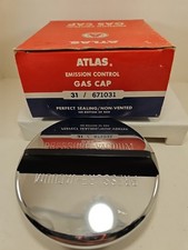 Nos Vintage Atlas 31 671031 Chrome Gas Cap Pressure Vacuum Car Part Nos Vintage Atlas 31 671031 Chrome Gas Cap Pressure Vacuum Car Part