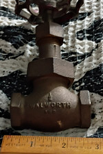 Walworth 1 in Brass Globe Valve Class 150 Manual Operation Water Suitable Media
