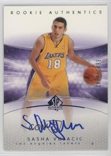 2004-05 SP Authentic Rookie Authentics 868/1499 Sasha Vujacic #161 Auto 05fy