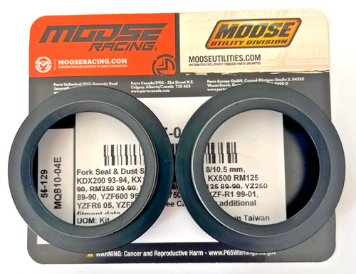 Moose Racing KX YZF 41mm Front Fork Dust Seals   0407-0174