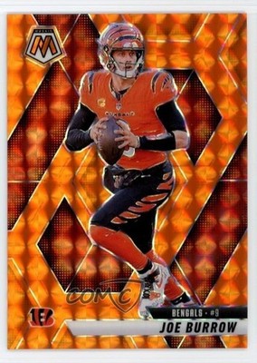 2025 Panini Mosaic Orange Mosaic Prizm 154/199 Joe Burrow #97 1qr7