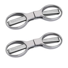 2PCS Folding Scissors Portable Stainless Steel Travel Pocket Cutter Tool