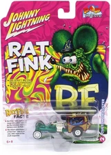 Johnny Lightning Rat Fink Custom Dragster 1/64 Scale Diecast R3 #2 Ed Roth