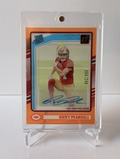 2024 Panini Clearly Donruss Ricky Pearsall Auto /249 San Francisco 49ers #65
