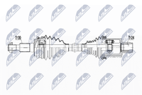Antriebswelle Nty NPW-PS-007 FüR Porsche Panamera 971 97ABY1 97BBY1 97BBI1 Gts