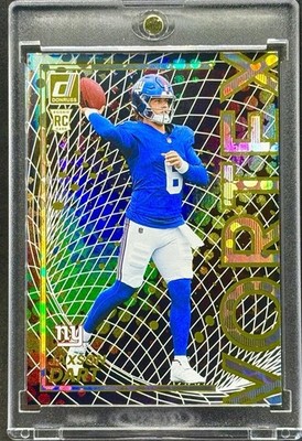 Jaxson Dart RARE ROOKIE RC BLACK GOLD REFRACTOR INVESTMENT CARD