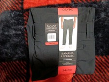 Banana Republic Men  s 5 Pocket Pant Stretch Cotton Slim Straight Fit  NWT 34x30