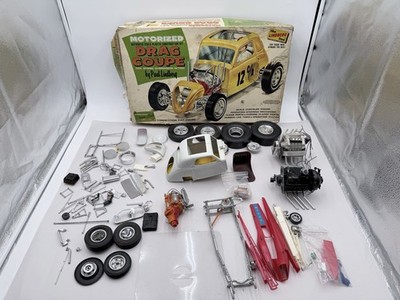 VTG Lindberg Large Scale Motorized Drag Coupe 688M & More Model Kit Mixed PARTS