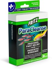 Fritz ParaCleanse Fish Medication   Aquarium Parasite Treatment - 20 Pack
