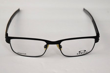 Oakley Metal Plate Matte Black Sat Titanium OX5038-0153 53-18-140 Eyeglasses