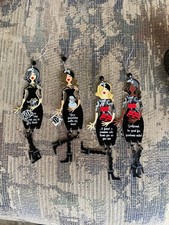 4 Best Friend FRIENDSHIP DANGLING MERRY CHRISTMAS OrnamentS