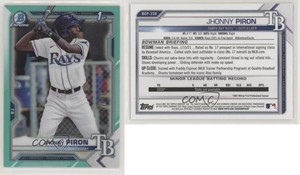 2021 Bowman Chrome Prospects Aqua Refractor /125 Jhonny Piron #BCP-239