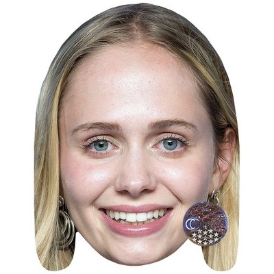 Tessa Albertson Celebrity Mask, Flat Card Face, Fancy Dress Mask