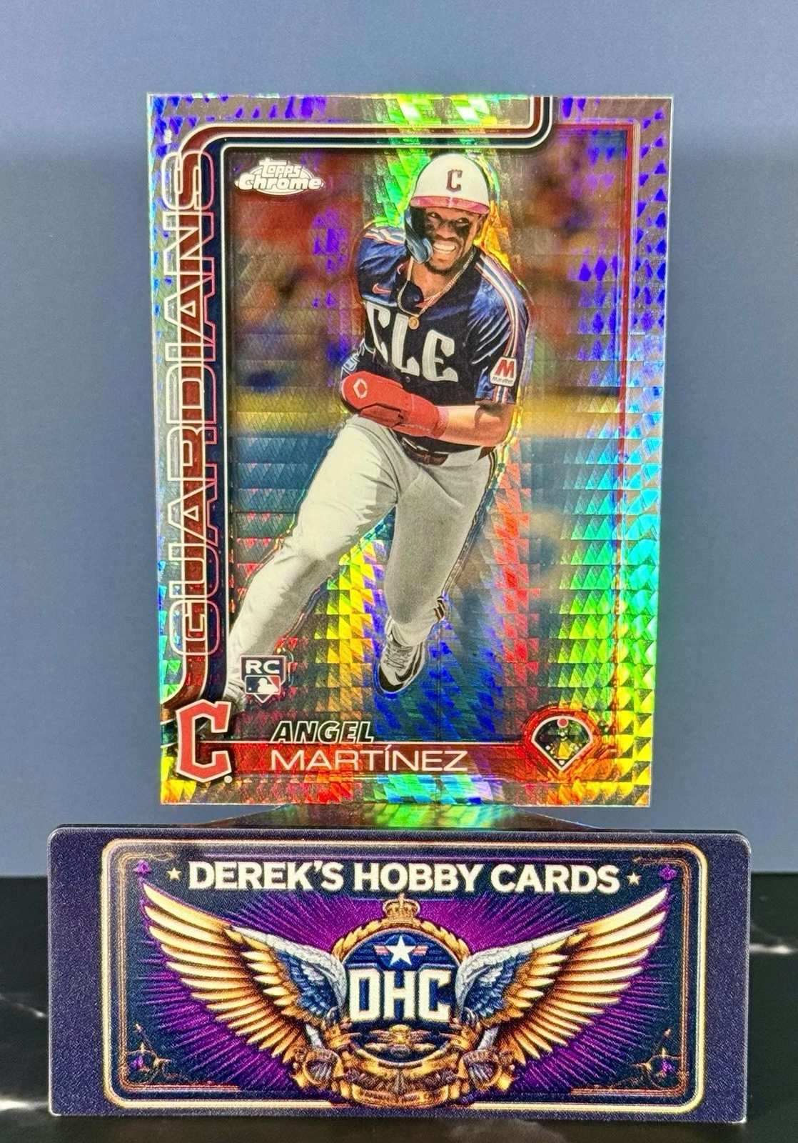 2025 Topps Chrome Angel Martinez Prism Refractor #155 RC Rookie