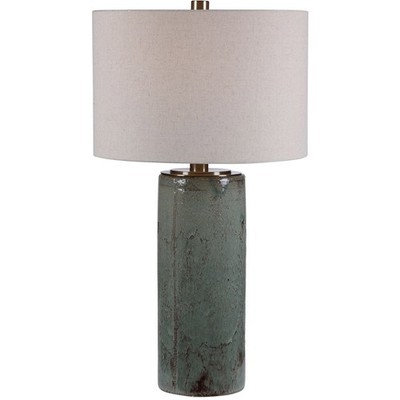 Uttermost 28333 Callais Table Lamp Crackled Aqua