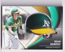 2022 Topps Update Sean Murphy #BH-SM Commemorative Batting Helmet Relic