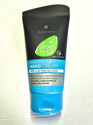 LR ALOE Vera Powerpack Hand Cream 40%Aloe Vera Macadamia Koffein Ingwer 75ml OVP
