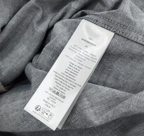 Dior Limited Edition Oblique Wash Denim Jacket 043D5840328X - Picture 6 of 7