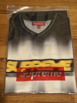 24SS Supreme Blur Soccer Jersey Black Large NWT | eBay