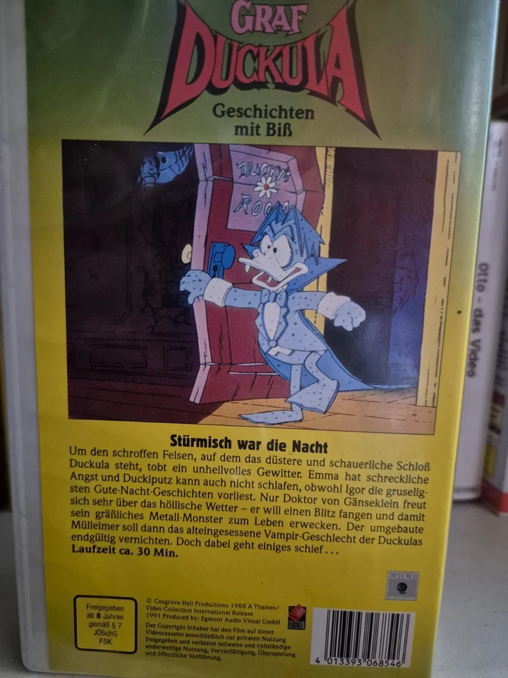 VHS Graf Duckula - Stürmisch in der Nacht  - Bild 2 von 3