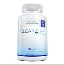 ClearZine: Most Powerful Acne  Clear Skin Supplement for Teens  Adults, 90 ct.