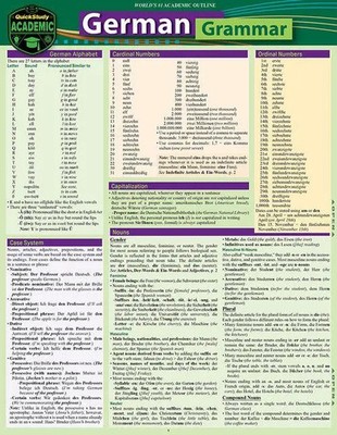 German Grammar | Inc. BarCharts | Englisch | Blätter | Ordner | 2017