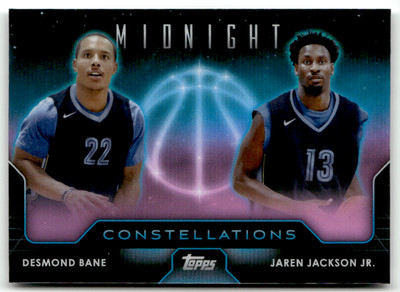 Topps Midnight NBA 2024 No. C-9 Desmond Bane Jaren Jackson Jr. Constellations