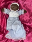 Vintage Cabbage Patch Preemie With Christening Dress Signed Butt