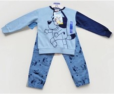 Bluey 3 piece set jeans sweatshirt t-shirt boys size small 6 blue