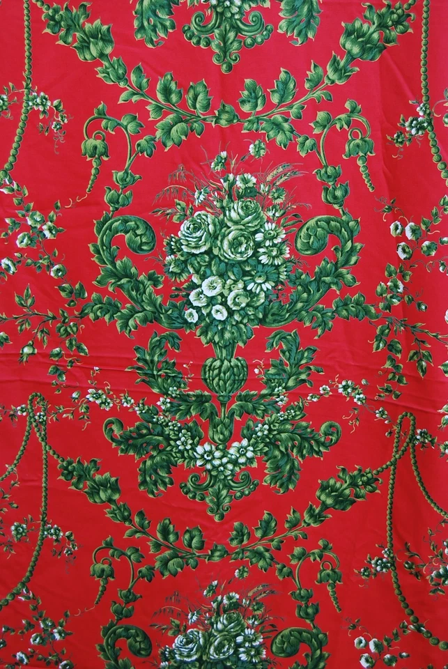 ROMANEX DE BOUSSAC Coupon de tissu Ancienne tenture Laurent Steve "Montespan" - Photo 2/4