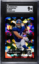 2025 Donruss Optic '15 Retro Cam Skattebo #4 Ice Prizm /55 SGC 9 Rookie