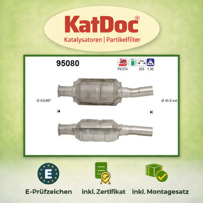   Katalysator für Toyota Corolla, 1.4, 63kW, Euro 1