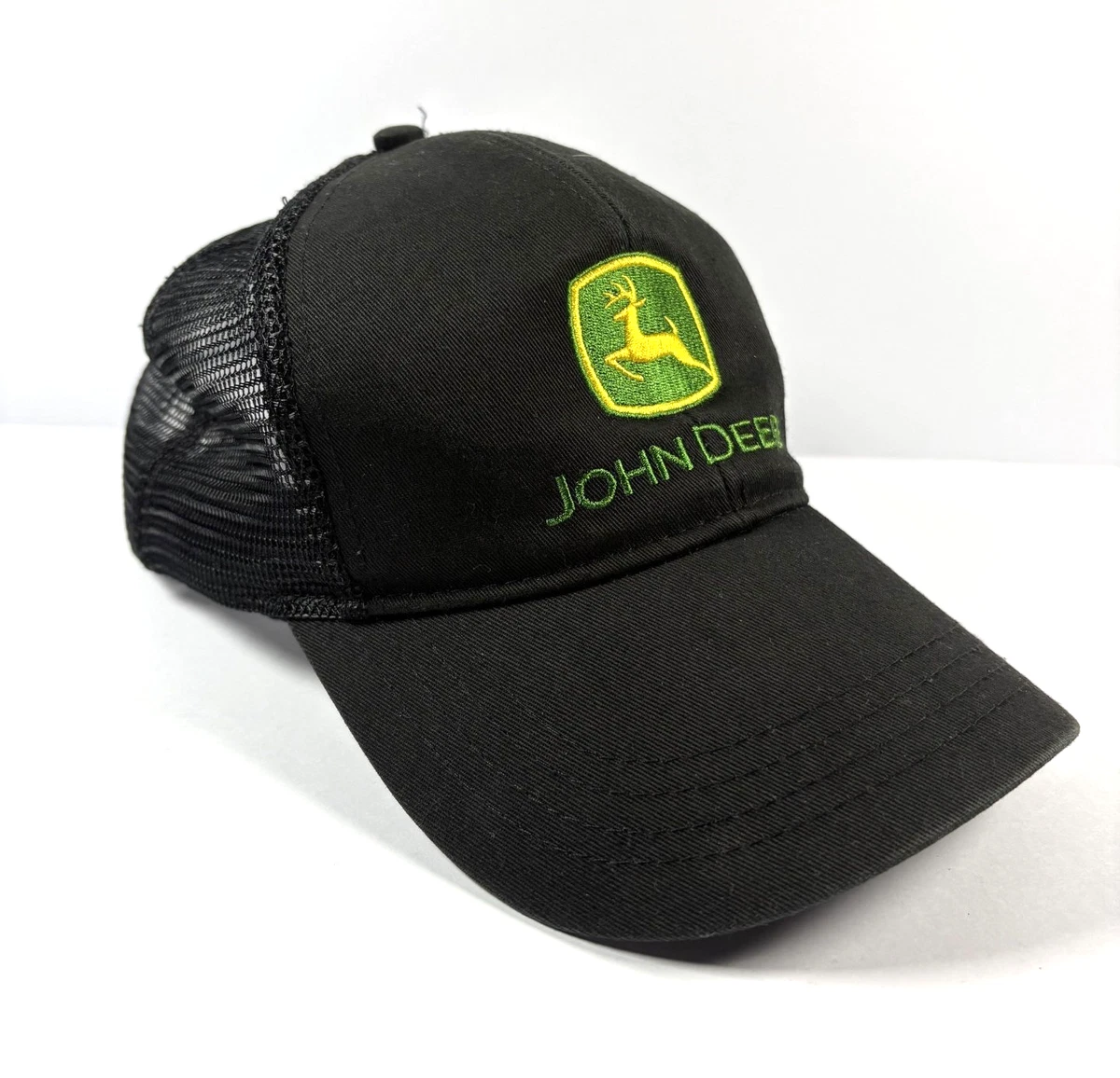 John Deere Cappellino Baseball Trucker Con Patch Stampato - Twill Marrone, Taglia Unica Regolabile - 4