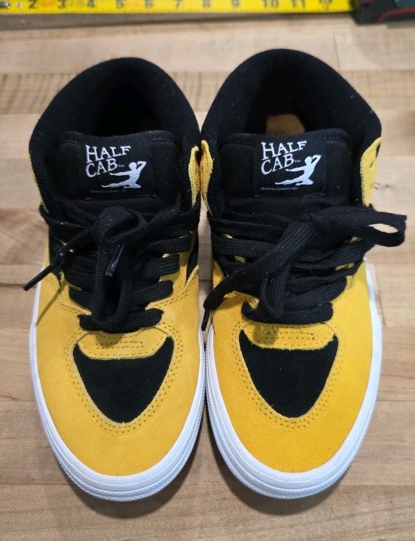 Vans Skate Half Cab Bruce Lee Black Yellow Men Size 6.5, equivalent to Women 8 Vans SKATE HALF CAB BRUCE LEE Shoes Black/Yellow | TBB-BIKE main image 2
