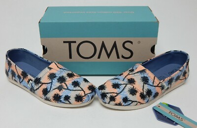 TOMS Alpargata Sz 5.5 M EU 36 Women's Slip-On Loafers Multi Joshua Tree 10016265