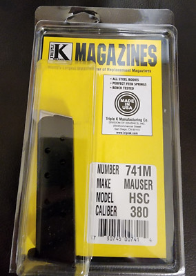 Mauser Model HSc 380 ACP - 7-round 741m Triple K Magazine Clip