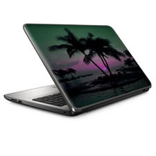Laptop Skin Wrap Universal for 13 inch - Sunset Tropical Paradise Poolside